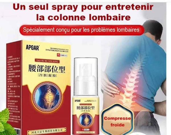 Spray à Base d’Herbes pour Soulager les Douleurs Lombaires et Protéger les Articulations