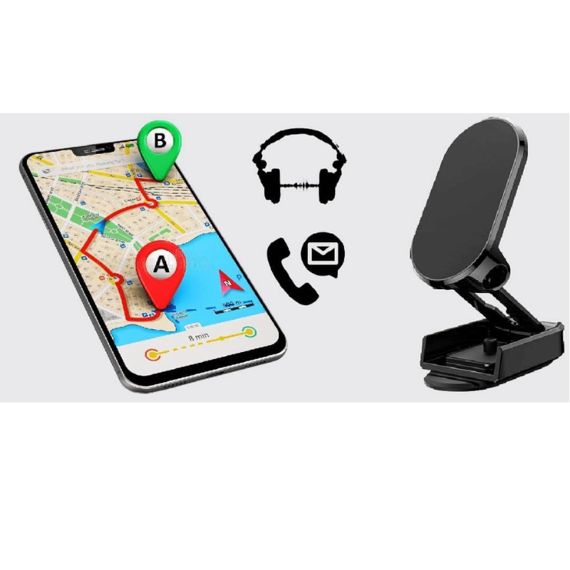 Support magnétique de voiture pour téléphone portable