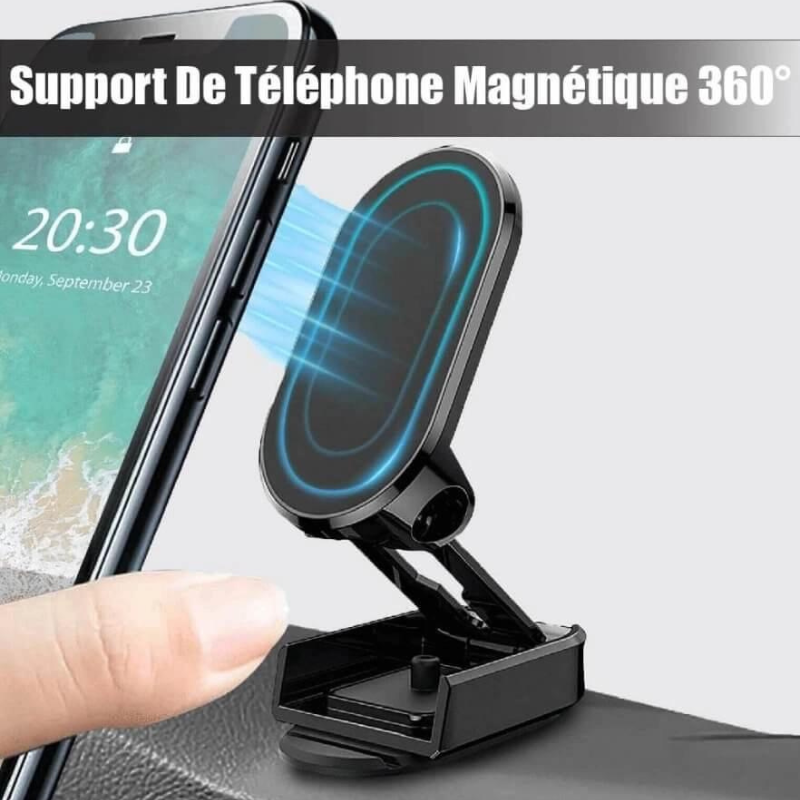 Support magnétique de voiture pour téléphone portable