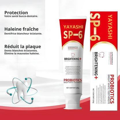 Dentifrice Probiotique Yayashi SP-6 – Le secret d’un sourire éclatant